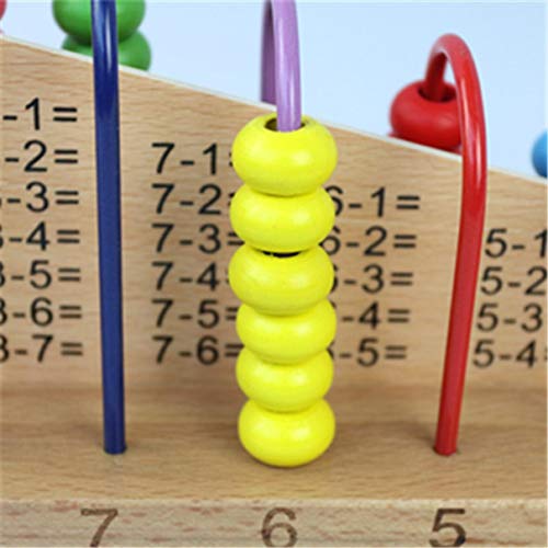 Multicolor Wooden Abacus Soroban Toys Children Counting Calculation Shelf Blocks Montessori Learning Educational Math Toys