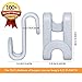 FREZON Clothes Hanger Connector Hooks, Outfit Hanger Extender Clips, Hangers Accessory, Not Suitable for Wooden Hangers, Heavy Duty Space Saving for Closet 60 Pcs (Grey)