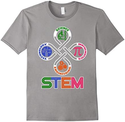 Men's Stem-Inist STEM Field Feminist T-shirt 2XL Slate
