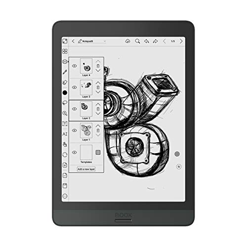 BOOX Nova3 7,8 inch E-Book Tablet Android 10.0 voorlicht CTM 32GB 300dpi HD OTG WiFi BT USB-C zwart - Afbeelding 5