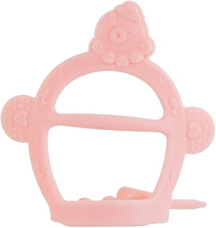 Amazon Achicoo おしゃぶり 歯がため 赤ちゃん 噛むおもちゃ 臼歯 シリコーン 安全 漫画モデリング ブレスレット ピンク 歯がため ベビー マタニティ 通販