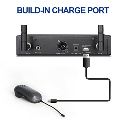Système Micro Sans Fil 2.4G Pour Instruments - Émetteur Et Récepteur Pour Guitare, Violon, Saxophone, Etc. - Portée Longue, Batterie 130mAh