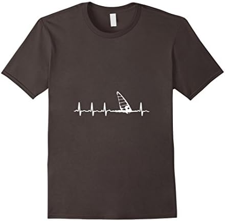 Men's Windsurfing Heartbeat T-shirt Large Asphalt