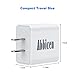 Abbicen USB Wall Charger 3 Pack Dual Port USB Charger with iSmart Technology 2.1A USB Wall Adapter for iPhone iPad Samsung Bluetooth Speaker Headset and More Device