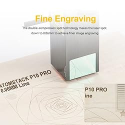 Atomstack A10 Pro 50W Laser Engraver, 10W Output