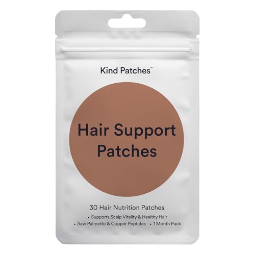 Kind Patches Hair Patches with Saw Palmetto Extract - Vegan - 30 count
