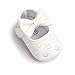 RVROVIC Baby Girls Shoes PU Soft Sole Bow Prewalker 0-18 Months (11cm (0-6months), Heart White)