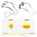 Kalevel 2pcs 2 Styles Sports Eyeglass Strap Holder Silicone Eyeglass Holder Strap Eyeglass Chain for Kids Men Women (Black)