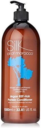 Vegan Repair Conditioner 1 Litre Size infused with Argan Oil by Silk Oil of Morocco