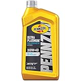 Pennzoil Ultra Platinum Full Synthetic 0W-40 Motor Oil (1 Quart, Single Pack)