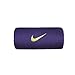 Nike Swoosh DOUBLEWIDE Wristbands OSFM Court Purple/Volt