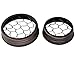 Oil Rubbed Bronze Flower Organizer Frog Lid for Mason Jars (3 Pack, Regular Mouth)