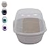 Favorite MFPS Enclosed Cat Litter Box, 25 Inch Extra Large (Beige)