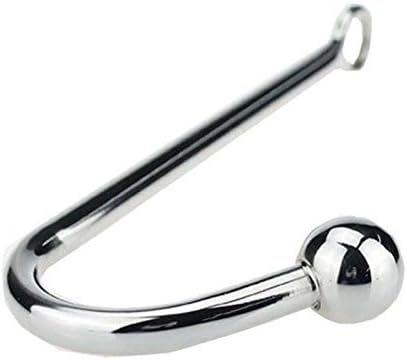 Multiple Use Stainless Hook Back Massage àn&àl Massage Toys for Male Female (Silver 40)