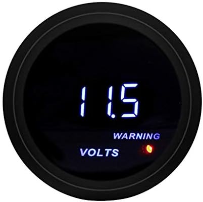 Royalr 52mm 12V Car Blue Digital LED Electronic Volt Meters Gauge Auto Voltmeter Meter Car Meter