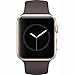 Apple Watch Series 1 Smartwatch 42mm Gold Aluminum Case, Cocoa Sport Band (Newest Model) (Renewed)
