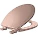 BEMIS 500EC 063 Toilet Seat with Easy Clean & Change Hinges, ROUND, Durable Enameled Wood, Venetian Pink primary
