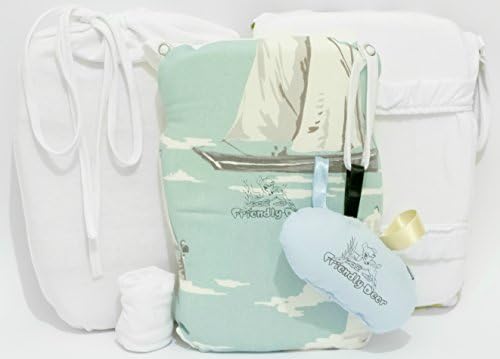 Friendly Deer Slip-on Arm Nursing Pillow & Plush w/Slip-Cover & Carry Bag 8.5 x 7 x 2.75 in