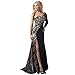 Goddessvan Women Formal Wedding Bridesmaid Long Ball Prom Gown Cocktail Dress Patchwork Dress