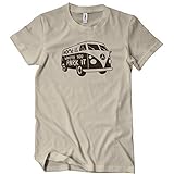 Home is Where You Park It Mens Funny T-Shirt Tee Van Bus VW Hippie Travel