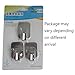 Nicedec 4.4lb / 2kg 6-Pack Stainless Steel Hooks, Premium Metal Hooks Heavy Duty Hooks Pack, Easy to Install and Remove, Hooks for Hanging