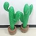 2pcs Inflatable Cactus with Potted Base Mexican Party Fiesta Deco