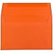JAM PAPER A7 Colored Invitation Envelopes - 5 1/4 x 7 1/4 - Orange Recycled - 25/Pack