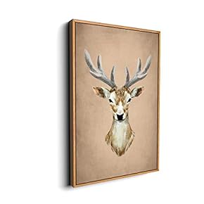 for Living Room Bedroom Animal Portrait Framed for