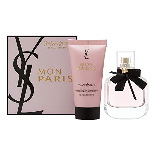 Black Opium by Yves Saint Laurent Eau de Parfum Spray 50ml & Shimmering Moisturising Fluid 50ml