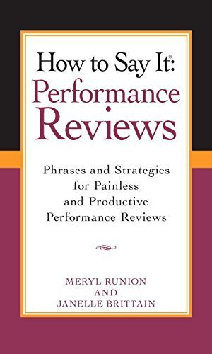 How To Say It Performance Reviews: Phrases and Strategies for… at Amazon