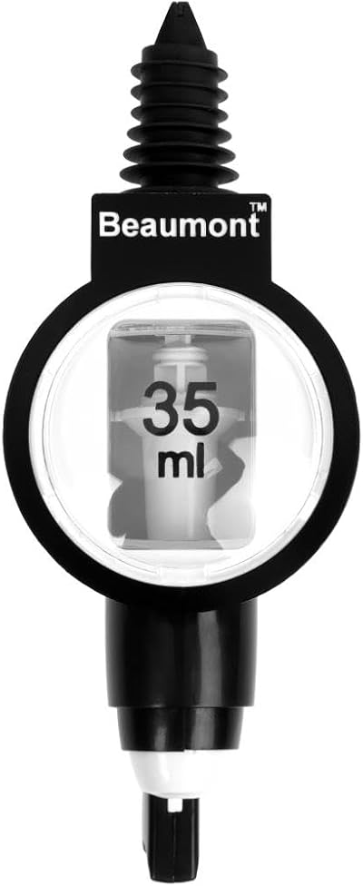 Beaumont Bar Optics Dispenser 35ml Black White Professional Bar Home Use