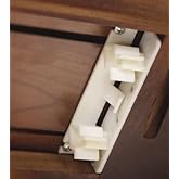 handyct Tenn-Tex False Front Clips/False Drawer Clips - Pro-Pack of 10 White