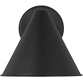 Generation Lighting 8438501-12 Crittenden Dark Sky Compliant Metal Cone Outdoor Wall Sconce Lighting Fixture, 1-Light 75 Watt