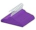 TQVAI 50 Pack Kid Velvet Clothes Hangers Non Slip Space Saver, Purple