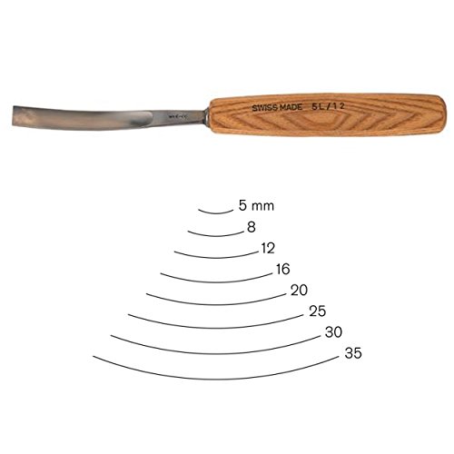 PFEIL"Swiss Made" #5 Sweep Bent Gouge 25mm - Thumbnail 2