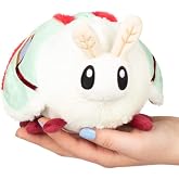 Squishable - Snugglemi Snackers Luna Moth - Garden Collection - 7 in - Soft Toy Collectible Stuffed Animal - Beans