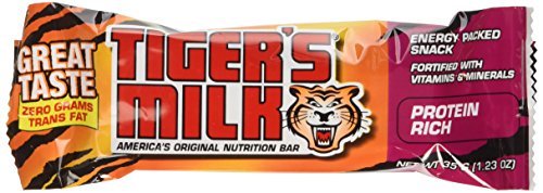 Tigers Milk Bar Protein Rich, 1.23 Ounce Bar, 24 Count