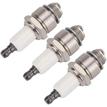 3 Candele RJ19LM Per Tosaerba 4 Tempi - Compatibili Con Briggs &amp; Stratton 796112, 3121-C5-0041 E Altri Modelli