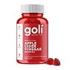 Goli® Apple Cider Vinegar Gummy Vitamins (1 Pack, 60 Count, Gelatin-Free, Gluten-Free, Vegan & Non-GMO Made with…
