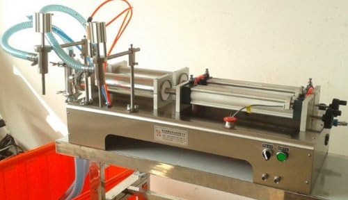 Gowe Liquid Filling Machine, Pneumatic, Semi-automatic Filler, Stainless Steel,double Heads 10-300 ml