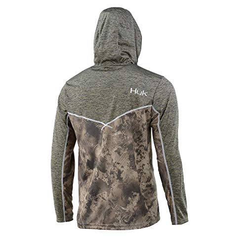 HUK Men's Icon X Cold Weather HoodieWaterproof Fishing Shirt Fishing