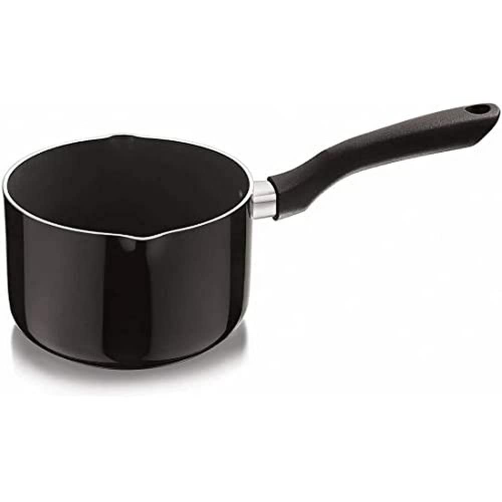 Penguin Home® Non Stick Milk Pan 16cm 1.8 Litre | Induction Safe Pot with Bakelite Handle | Milkpot with Double Pouring Lips | Saucepan | Multi Purpose Stockpot for Sticky Sauces | Cooking Pots & Pans