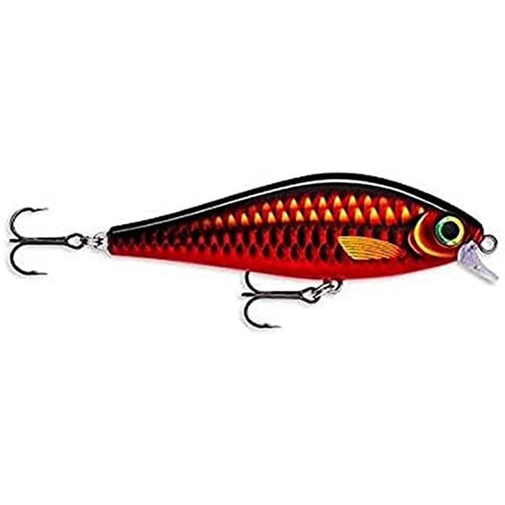 Rapala Super Shadow Rap Lure with Two No. 3/0 Hooks, 1-1.4 m Swimming Depth, 16 cm Size, Twilight Zone