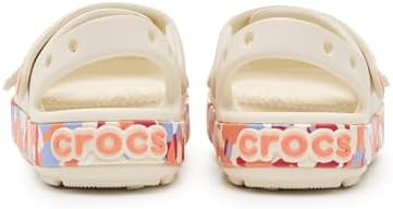 Crocband Cruiser Sandal, Summit White/Guava, tamanho 43 UK Child, Summit White Guava, 31 EU