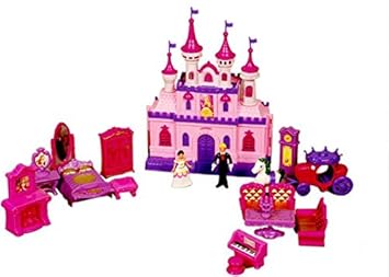 Sanyal My Dream Beauty Castle Play Set Music and Beautiful LightsBattery Operated- Multicolored