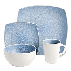 Gibson Soho Lounge Square Reactive Glaze Stoneware