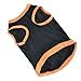 haoricu Puppy Clothes, Breathable Cozy Dog Vest T-Shirt with Big Patterned Clothing (L)