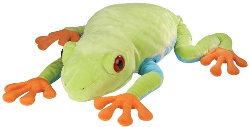 Wild Republic Cuddlekins Jumbo Frog Red Eye