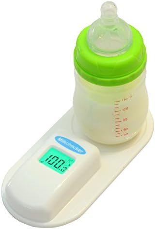 MilkChecker Automatic Milk Temperature Monitor Ideal for Measuring Breast Milk &amp; Formula Milk Temperature with Non-Contact Infrared Thermometer for Accurate Temperature Reading for Moms