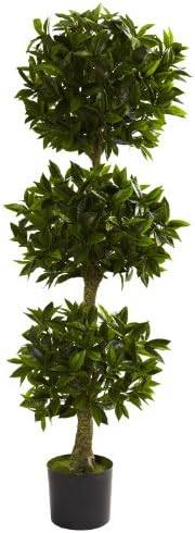 5' Triple Ball Bay Leaf Topiary UV Resistant (Indoor/Outdoor)